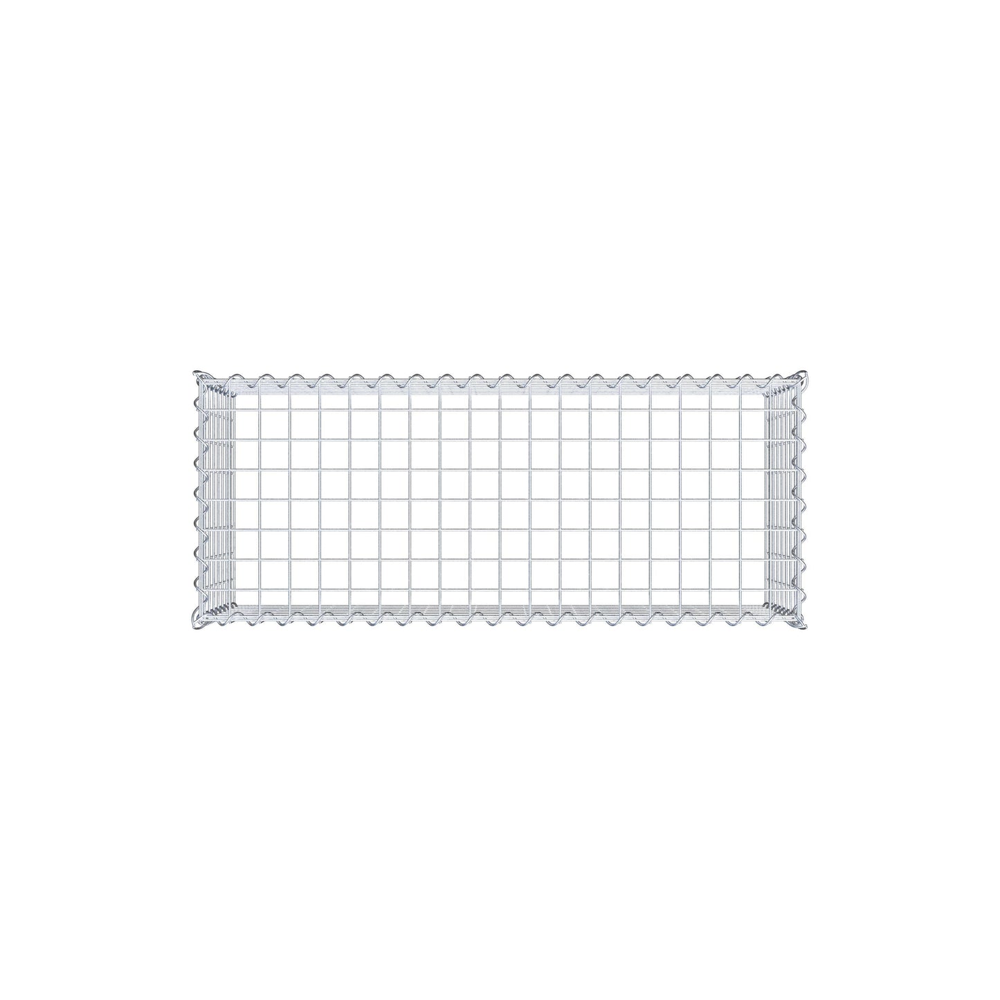 Grown-on gabion type 3 100 cm x 40 cm x 40 cm (L x H x D), mesh size 5 cm x 5 cm, spiral