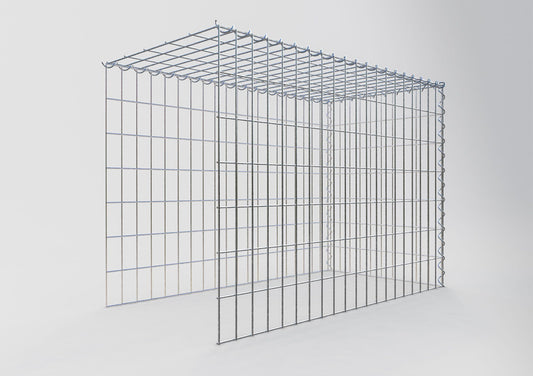 Gabbione aggiuntivo tipo 4 100 cm x 70 cm x 50 cm (L x H x P), maglia 5 cm x 10 cm, spirale