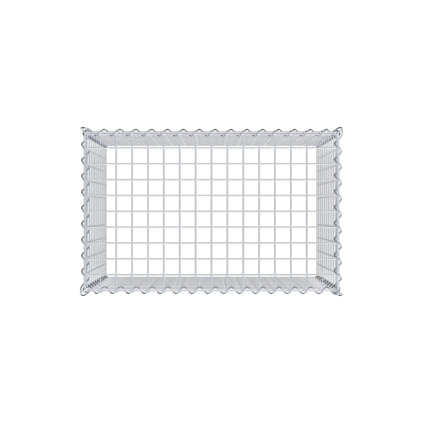 Grown-on gabion type 3 80 cm x 50 cm x 50 cm (L x H x D), mesh size 5 cm x 5 cm, spiral