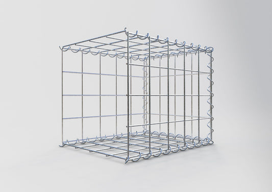 Opvokset gabion type 2 50 cm x 40 cm x 40 cm (L x H x D), maskestørrelse 10 cm x 10 cm, spiral