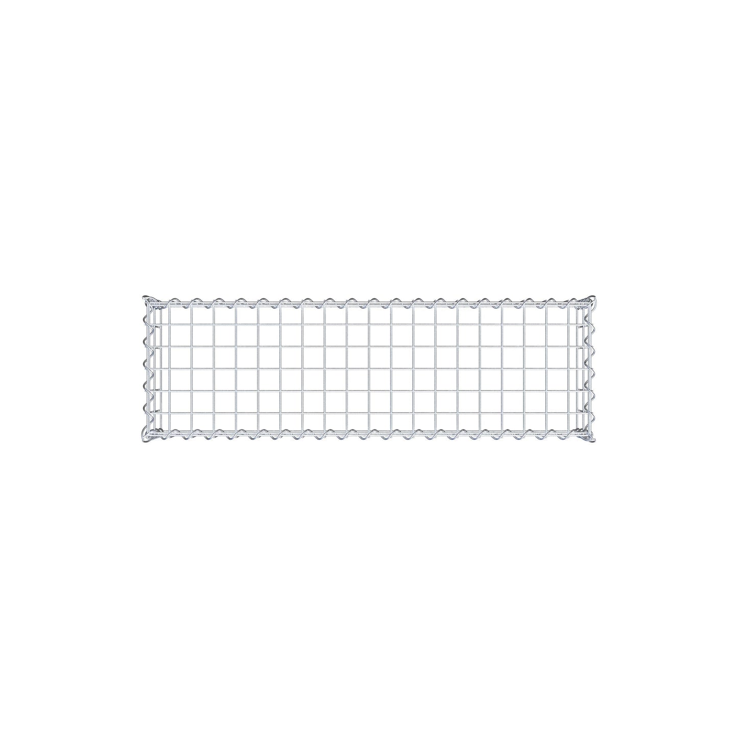 Anbaugabione Typ 3 100 cm x 20 cm x 30 cm (L x H x T), Maschenweite 5 cm x 10 cm, Spirale