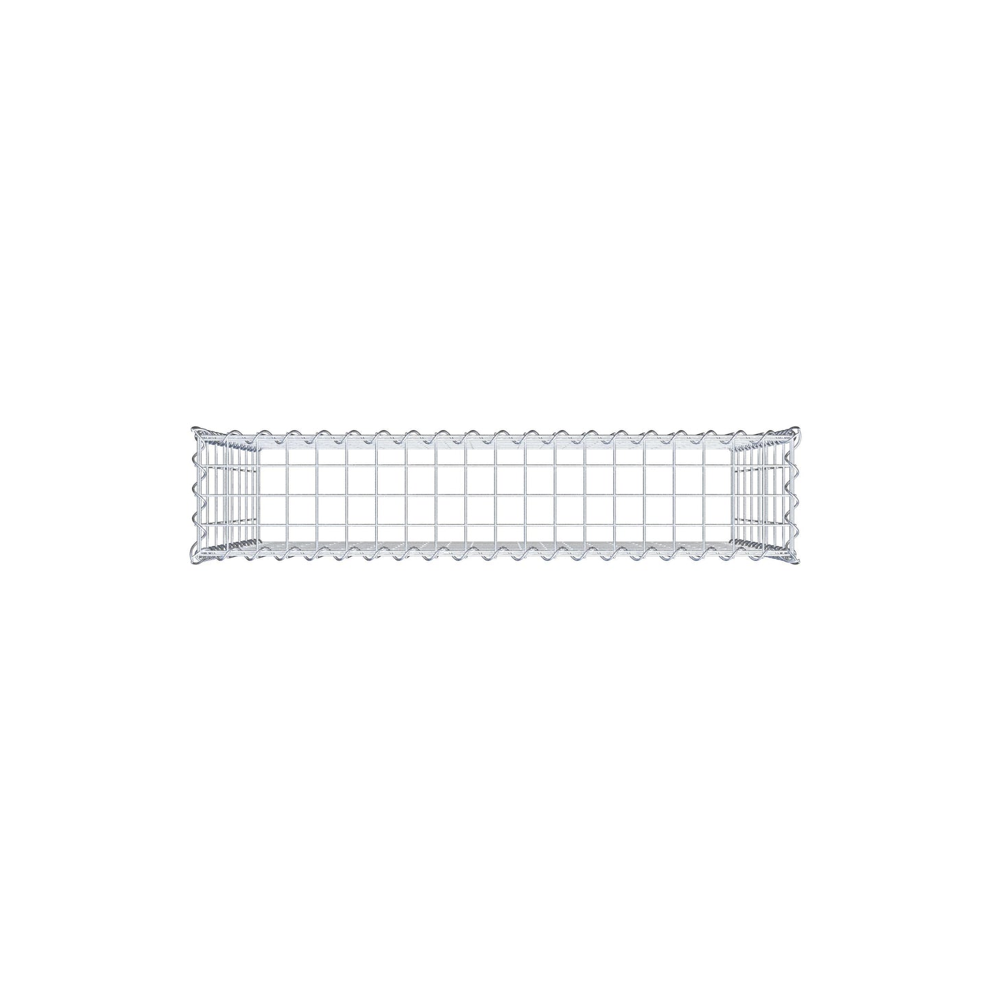 Add-on schanskorf type 3 100 cm x 80 cm x 20 cm (L x H x D), maaswijdte 5 cm x 10 cm, spiraalvormig