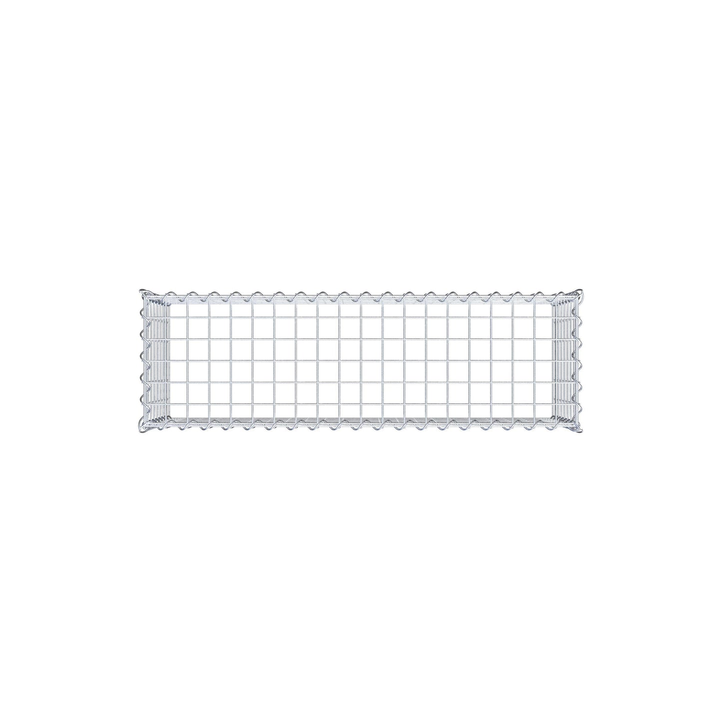 Gabião Tipo 3 100 cm x 40 cm x 30 cm (C x A x P), malhagem 5 cm x 5 cm, espiral