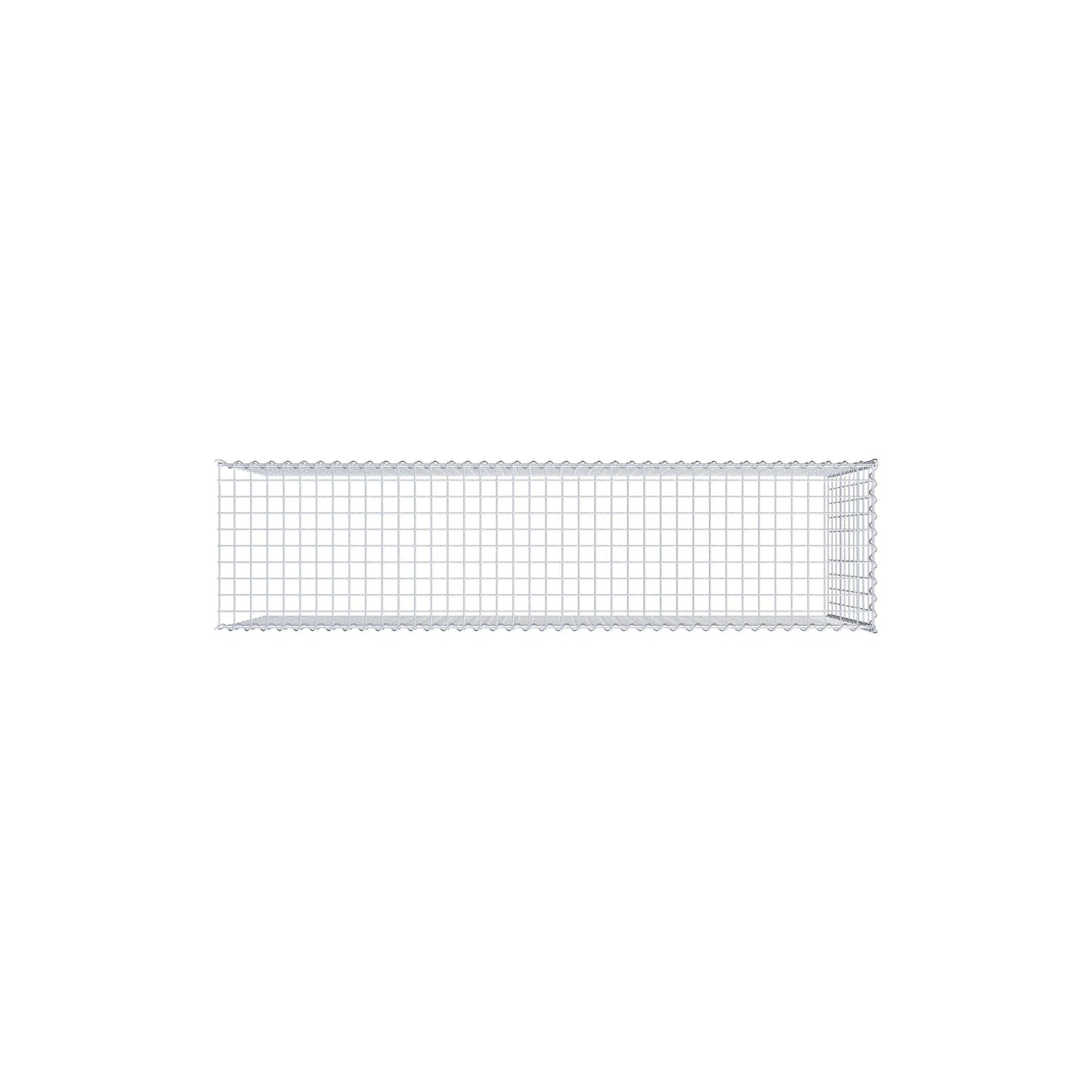 Extra gabion typ 4 200 cm x 100 cm x 50 cm (L x H x D), maskstorlek 5 cm x 10 cm, spiral