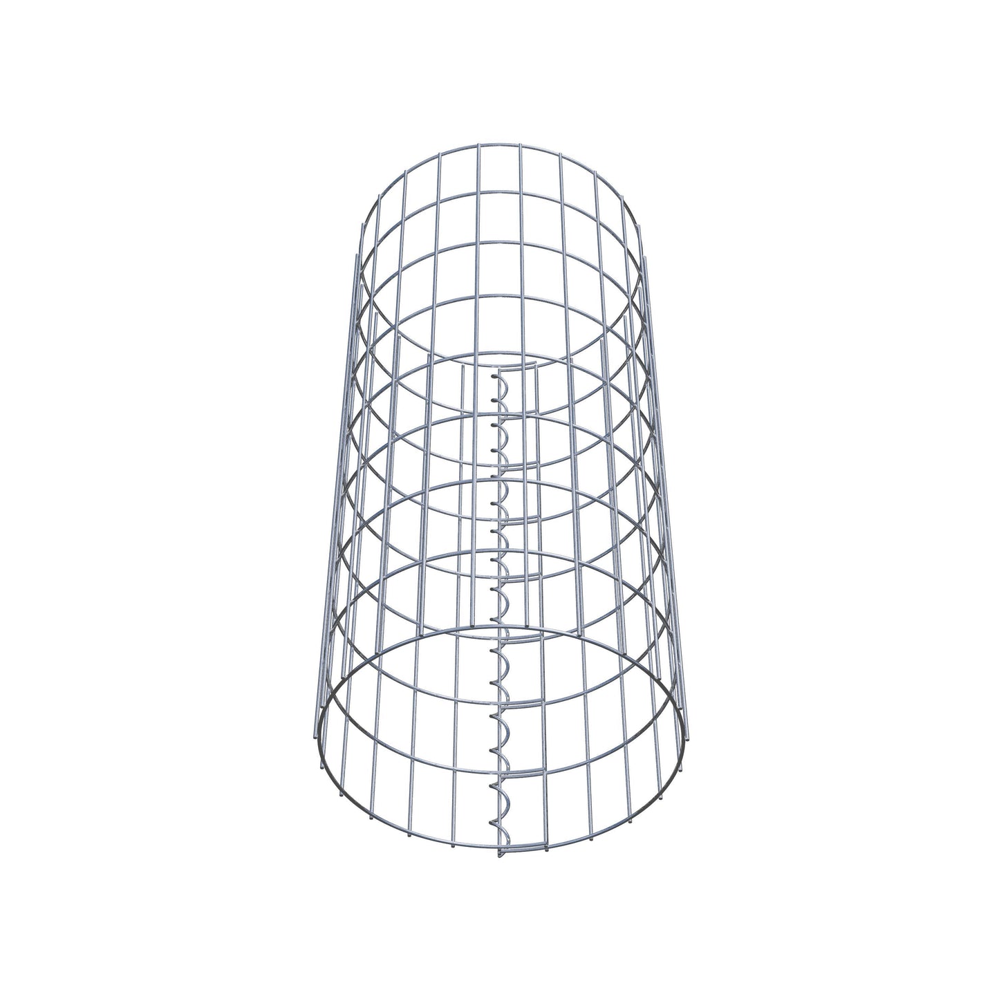Gabionsøjle ca. 37 cm diameter, 80 cm højde, maskestørrelse 5 cm x 10 cm