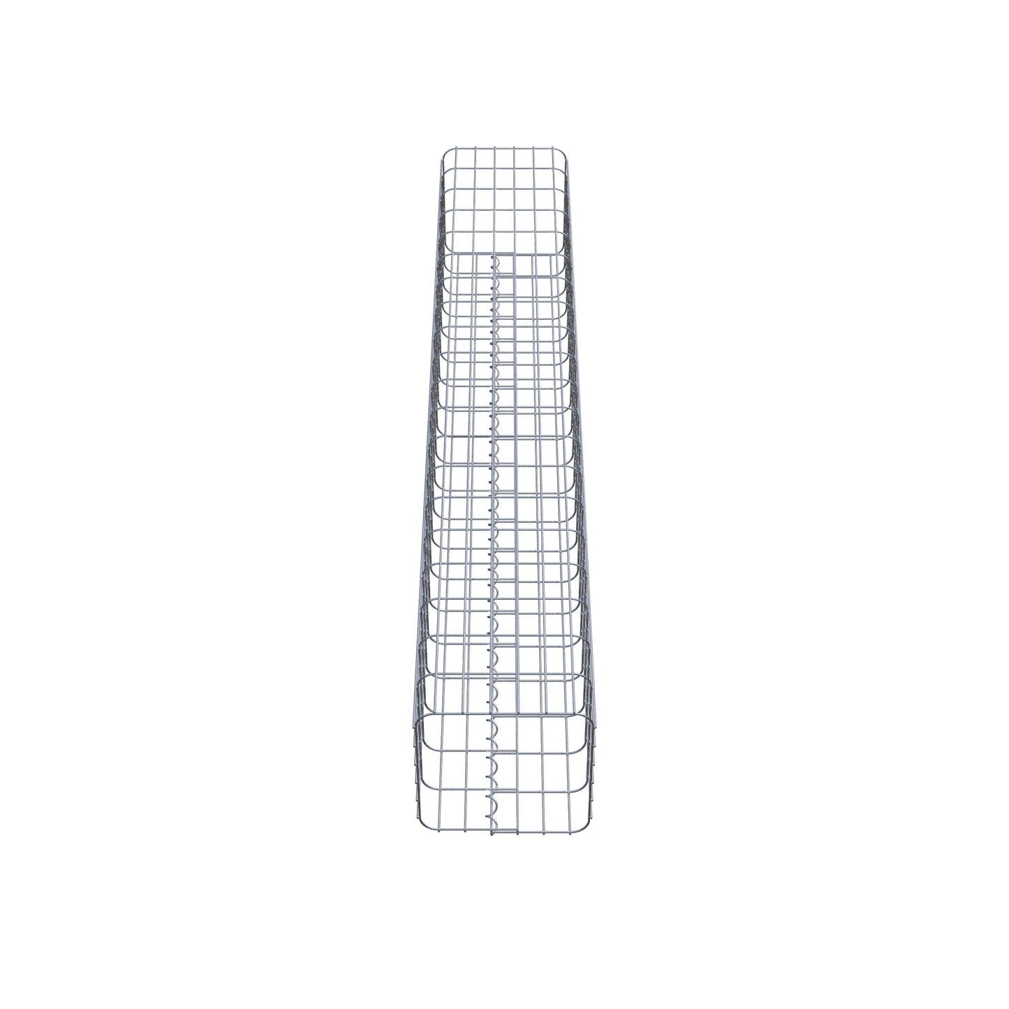 Gabionpelare vinkelrät 32 cm x 32 cm, 200 cm höjd, MW 5 cm x 10 cm