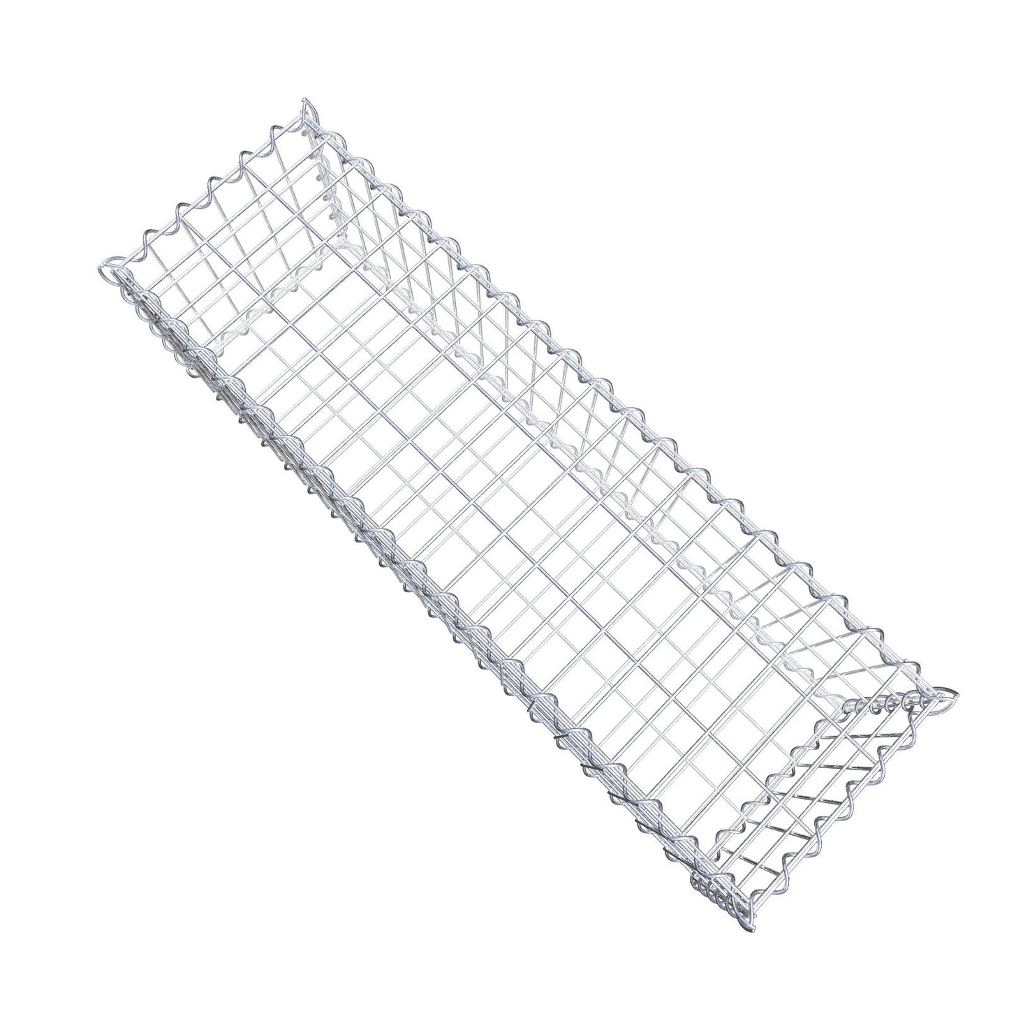 Gabione 100 cm x 30 cm x 30 cm (L x H x T), Maschenweite 5 cm x 10 cm, Spirale