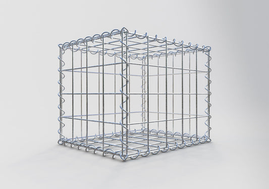 Gabion 50 cm x 40 cm x 40 cm (L x H x P), mailles 10 cm x 10 cm, spirale