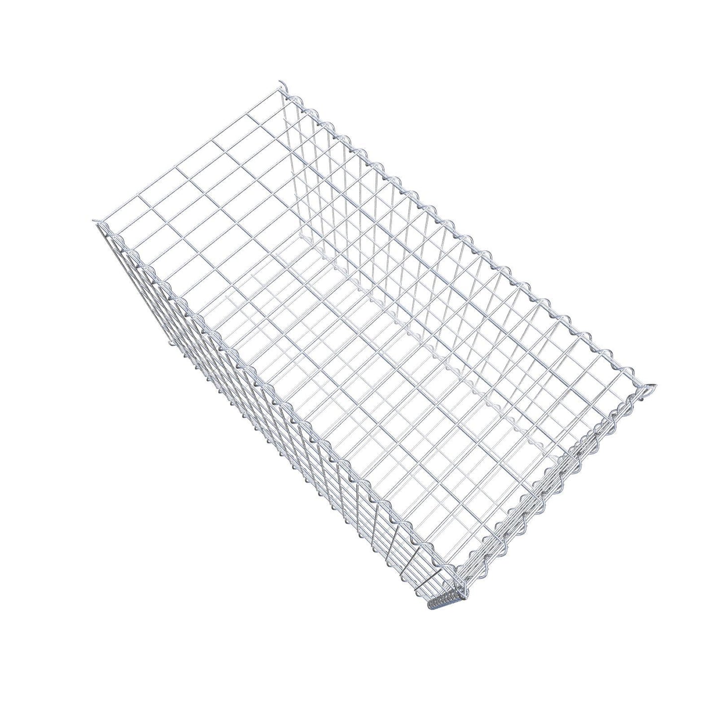 Gabião tipo 2 100 cm x 60 cm x 50 cm (C x A x P), malhagem 5 cm x 10 cm, espiral