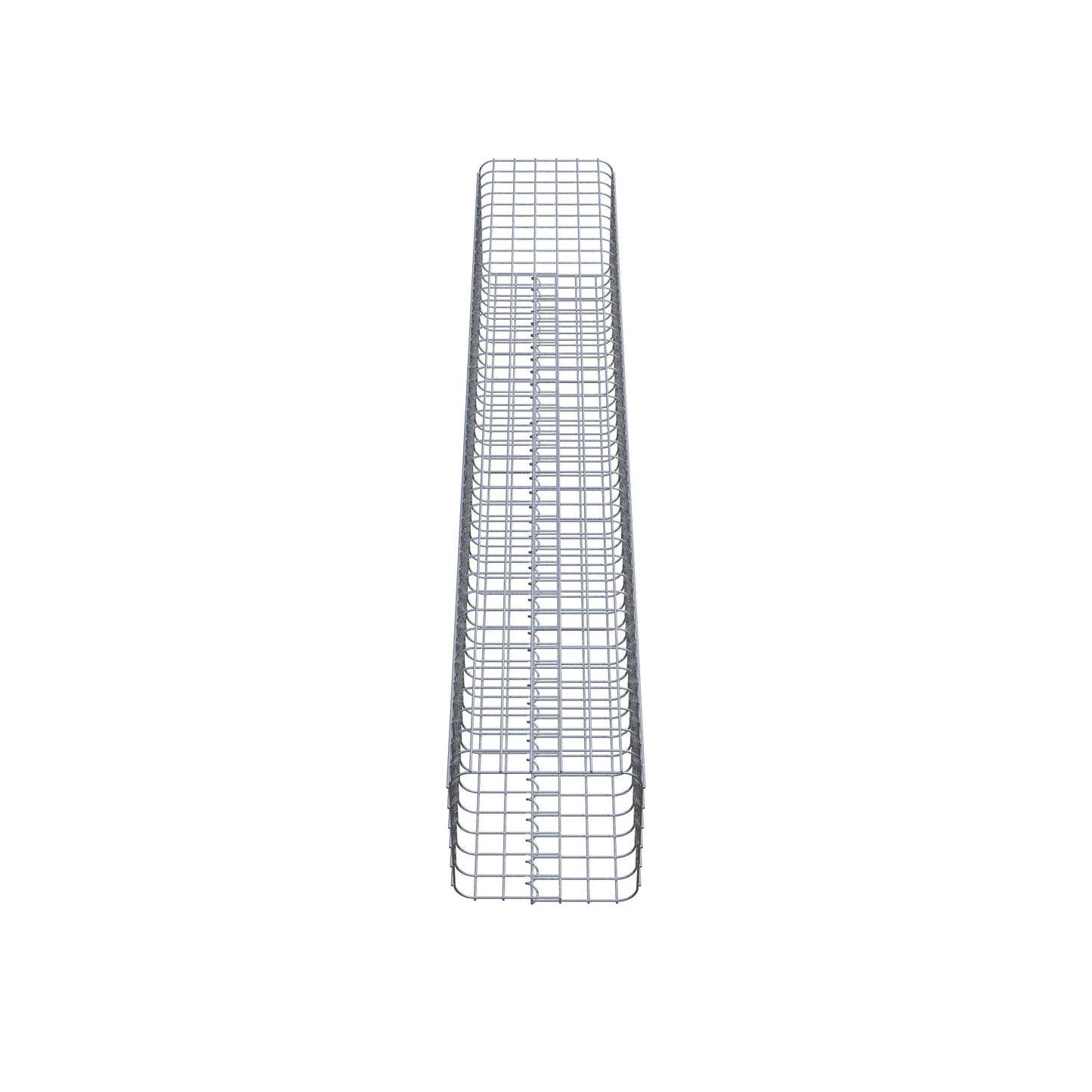 Colonne de gabion carrée 32 cm x 32 cm, 200 cm de hauteur, MW 5 cm x 5 cm