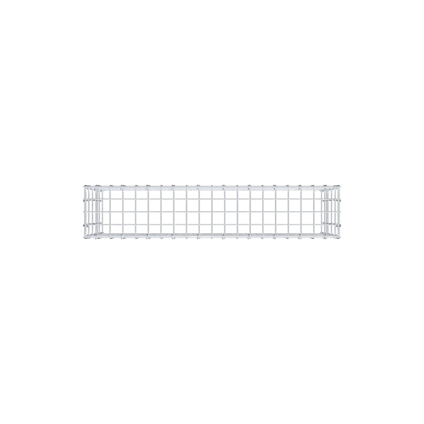 Monteret gabion type 3 100 cm x 50 cm x 20 cm (L x H x D), maskestørrelse 5 cm x 10 cm, C-ring
