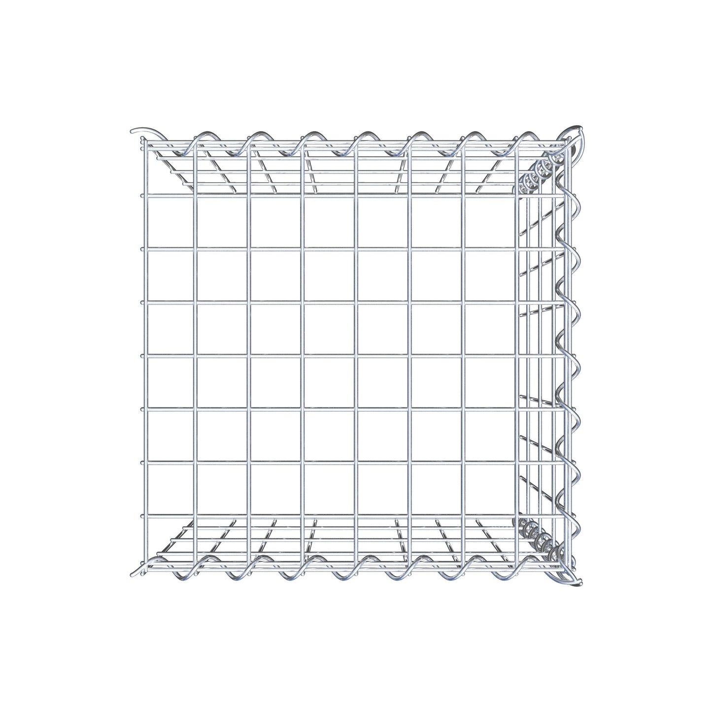 Fourche rapportée type 4 40 cm x 40 cm x 40 cm (L x H x P), mailles 5 cm x 10 cm, spirale