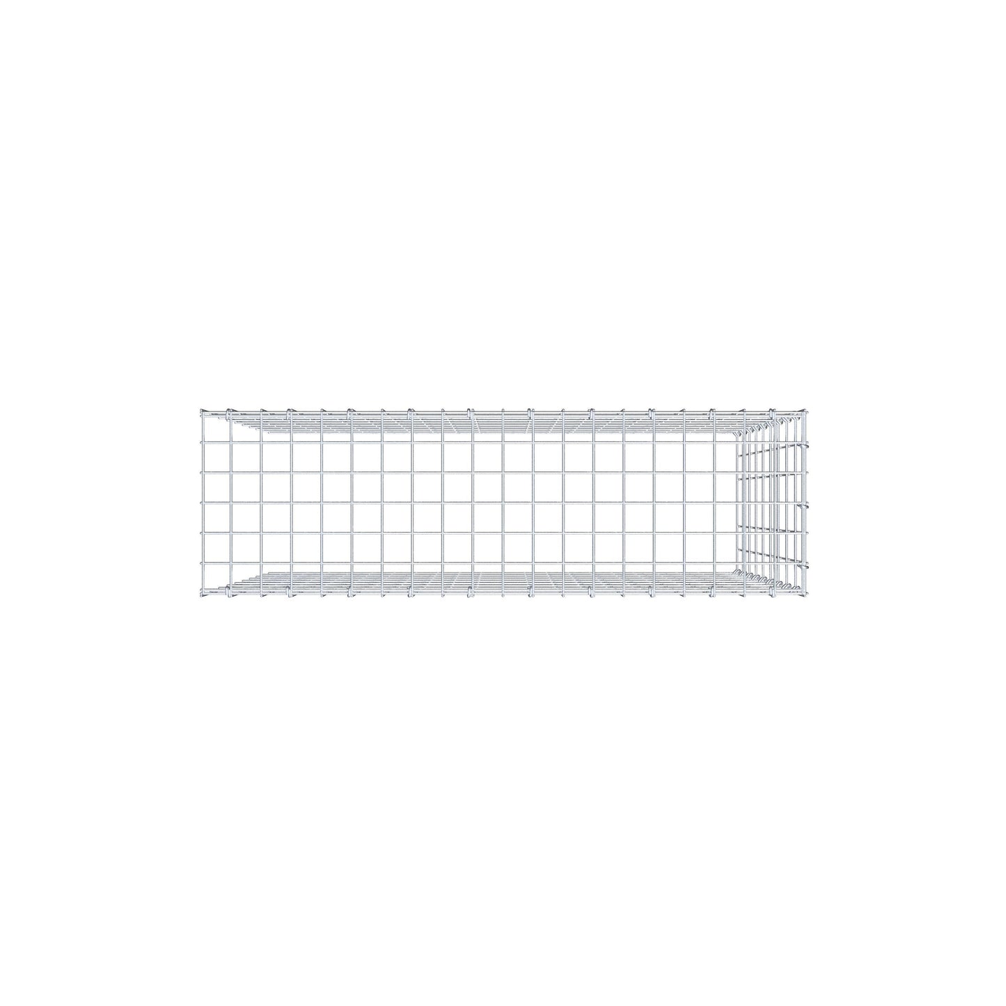 Gabião Tipo 4 100 cm x 90 cm x 30 cm (C x A x P), malhagem 5 cm x 10 cm, anel C