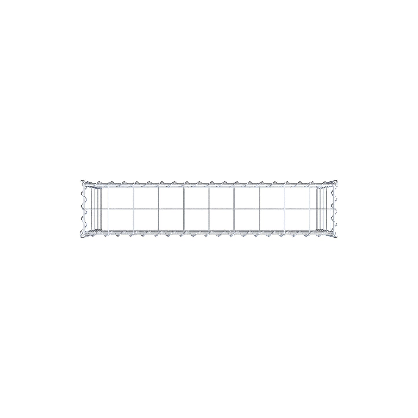 Grown-on gabion type 3 100 cm x 50 cm x 20 cm (L x H x D), mesh size 10 cm x 10 cm, spiral