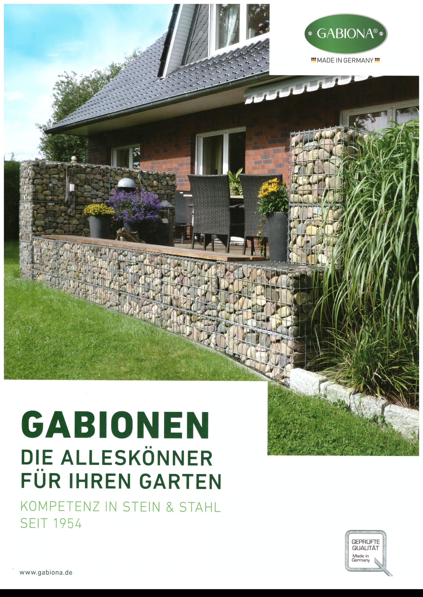 GABIONA Katalog Storbritannien