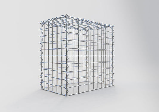 Extra gabion typ 3 50 cm x 50 cm x 30 cm (L x H x D), maskstorlek 5 cm x 5 cm, spiral