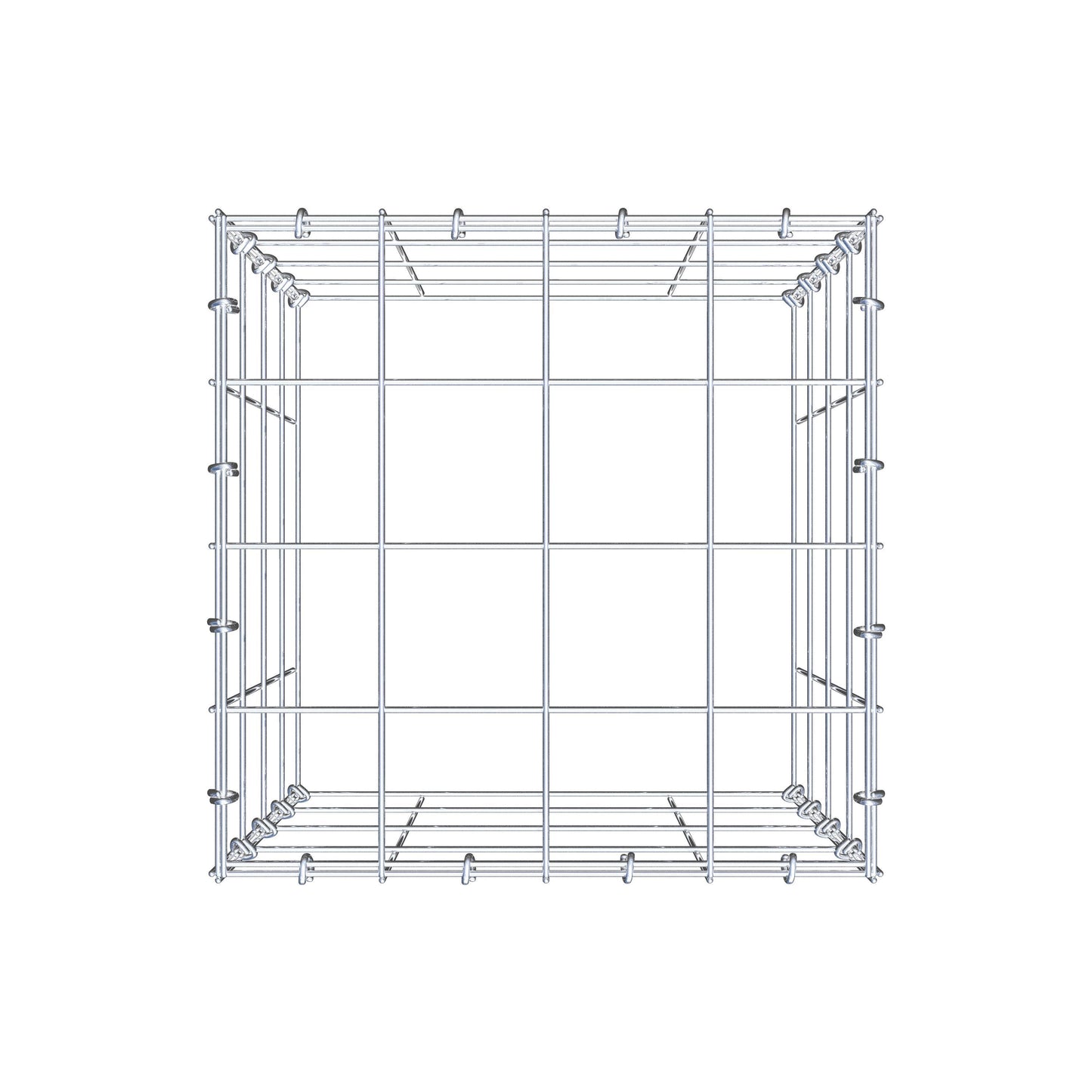 Pile aggiuntivo tipo 3 40 cm x 40 cm x 40 cm (L x H x P), maglia 10 cm x 10 cm, anello a C