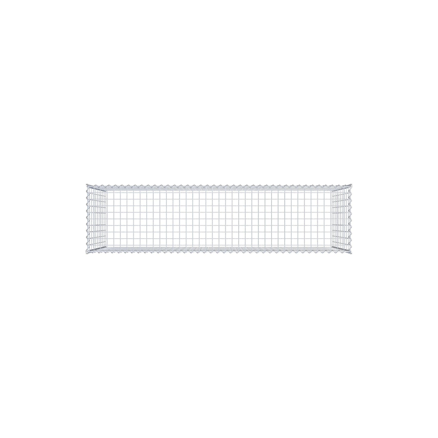 Gabion rapporté type 3 200 cm x 100 cm x 50 cm (L x H x P), mailles 5 cm x 10 cm, spirale