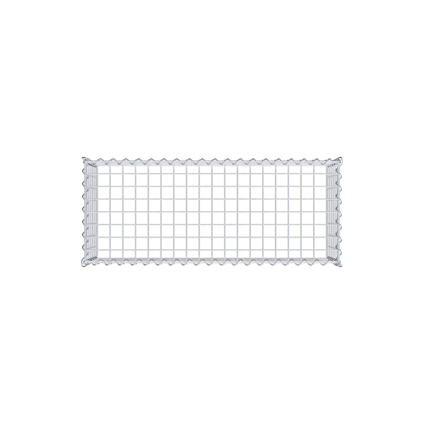 Extra gabion typ 3 100 cm x 30 cm x 40 cm (L x H x D), maskstorlek 5 cm x 5 cm, spiral