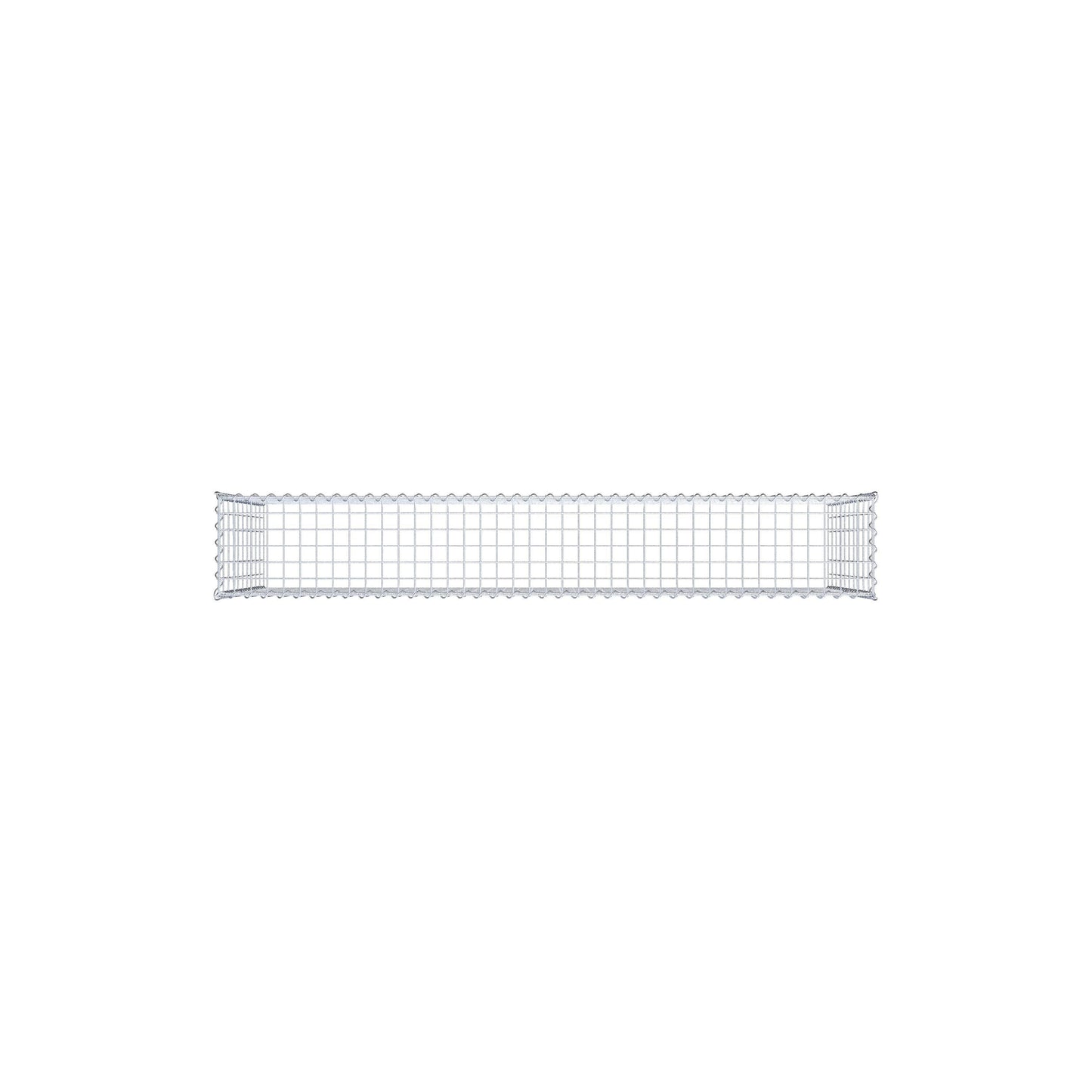 Gabion rapporté type 3 200 cm x 100 cm x 30 cm (L x H x P), mailles 5 cm x 10 cm, spirale