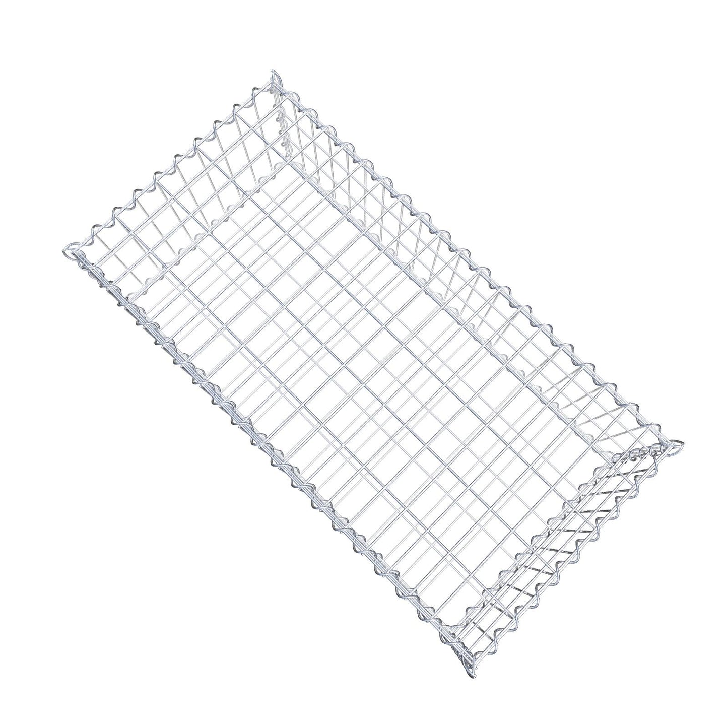 Gabion 100 cm x 30 cm x 50 cm (L x H x P), mailles 5 cm x 10 cm, spirale