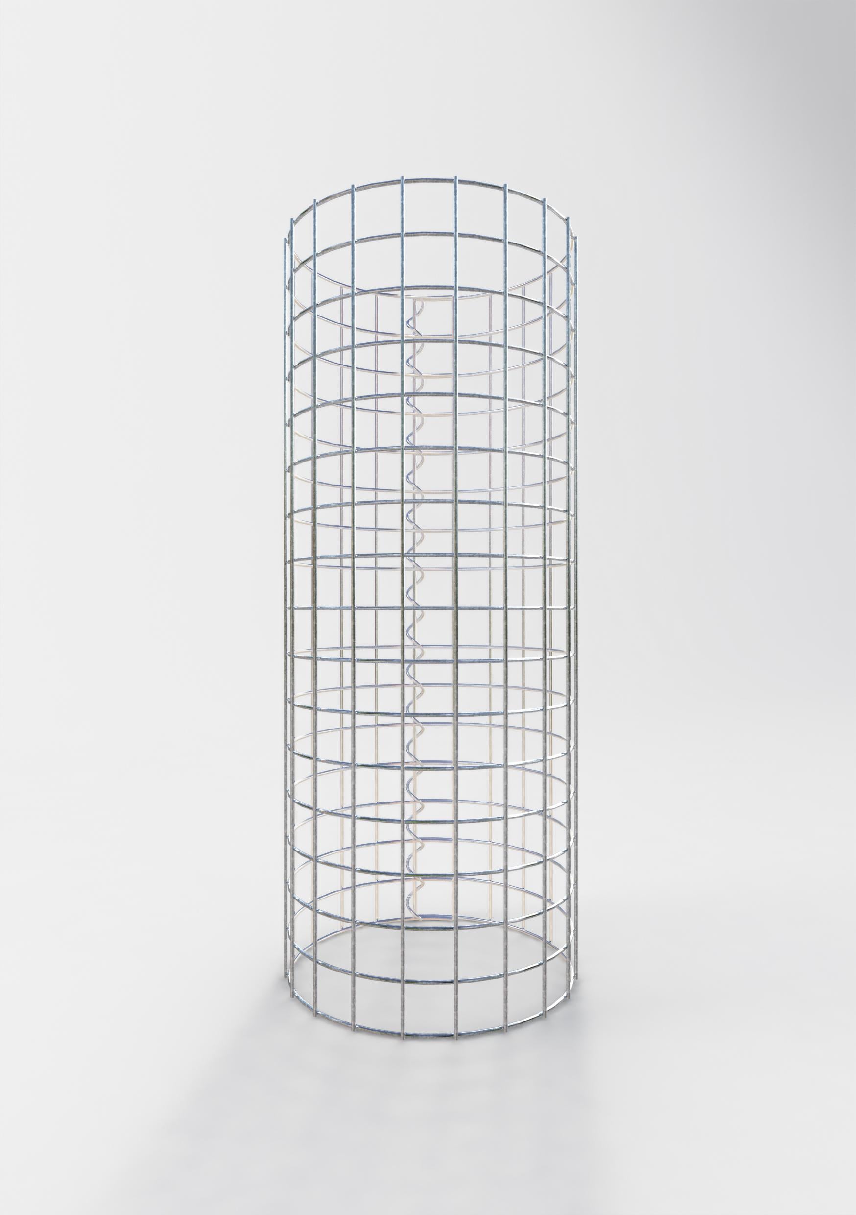 Gabionensäule rund 32 cm Durchmesser, 80 cm Höhe, Maschenweite 5 cm x 5 cm