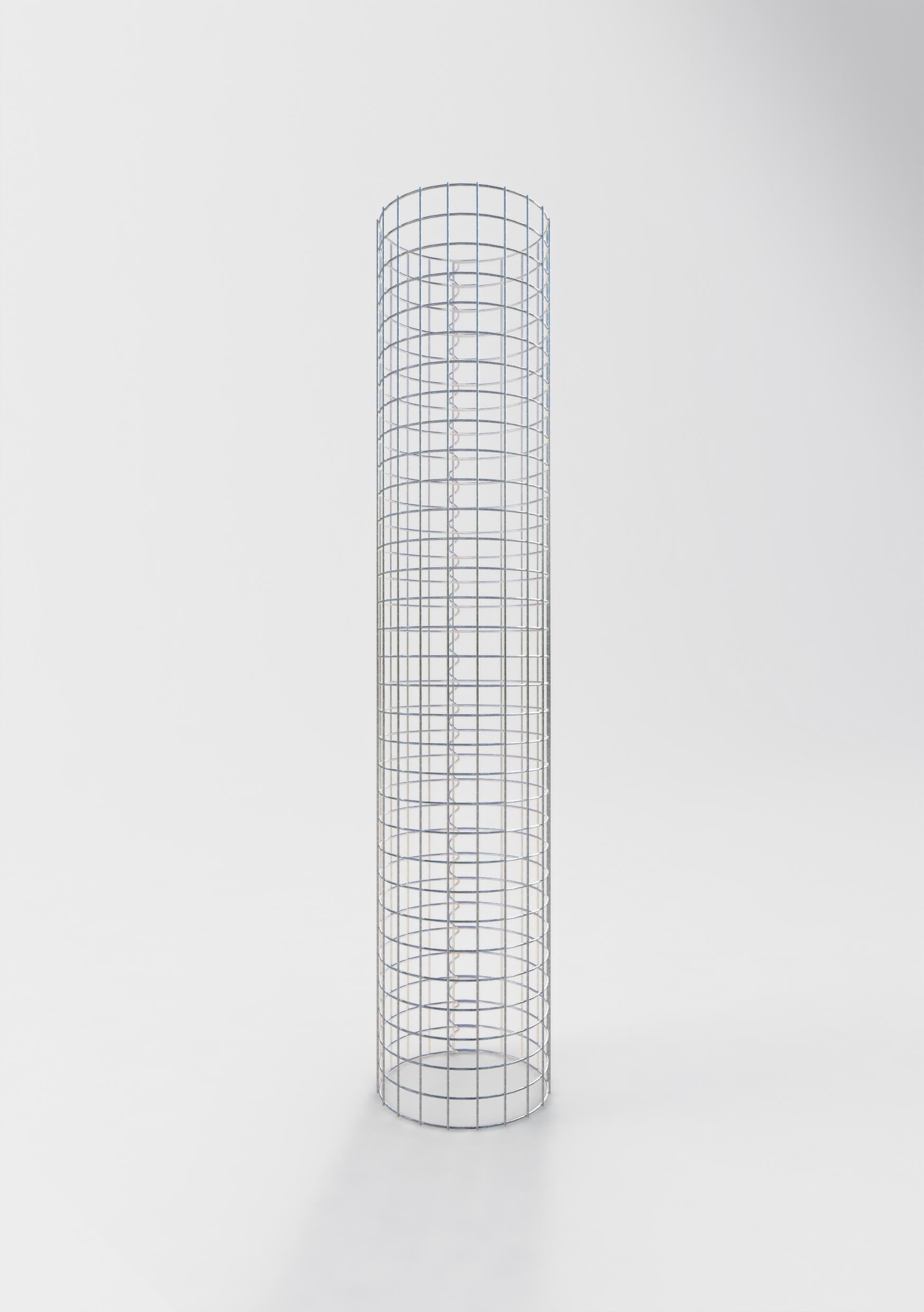 Gabionensäule rund 32 cm Durchmesser, 160 cm Höhe, Maschenweite 5 cm x 5 cm