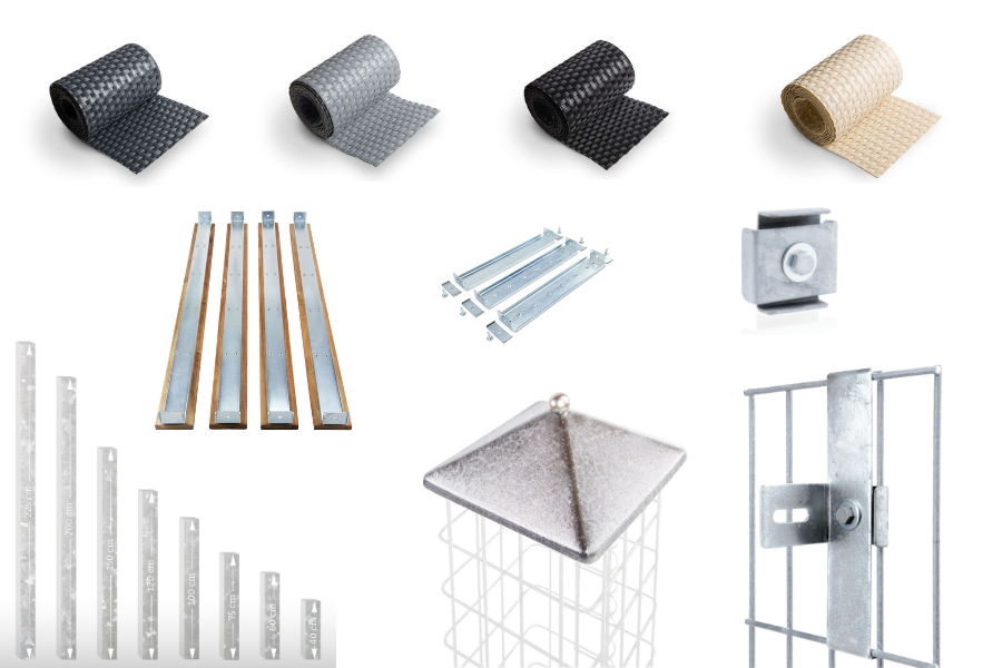 Accessoires pour gabions