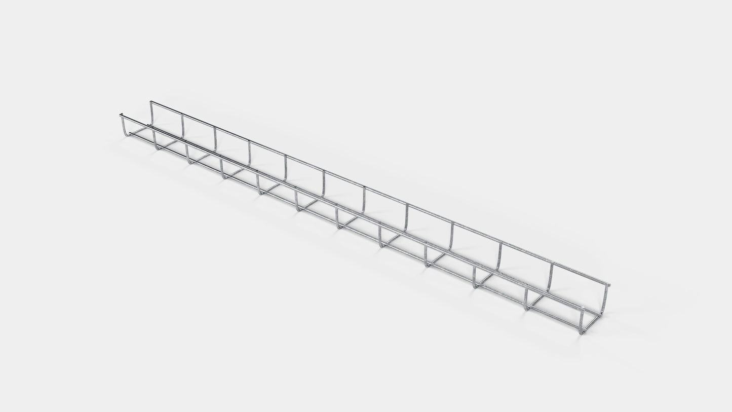 Kabelkanal Höhe 110 cm, Tiefe 5 cm, Maschenweite 5 x 10 cm
