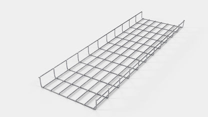 Kabelkanal Höhe 110 cm, Tiefe 5 cm, Maschenweite 5 x 10 cm