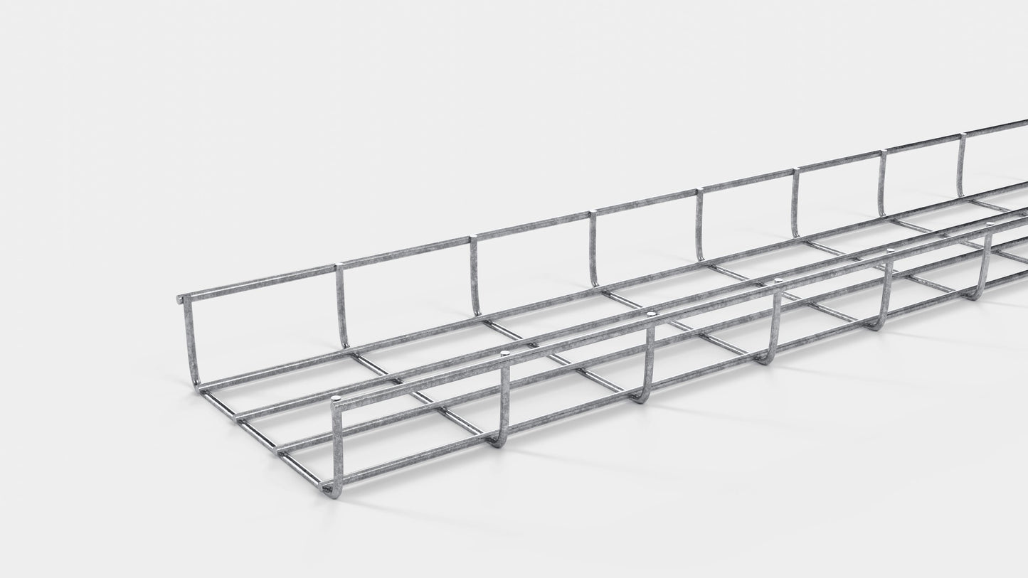 Kabelkanal Höhe 110 cm, Tiefe 5 cm, Maschenweite 5 x 10 cm