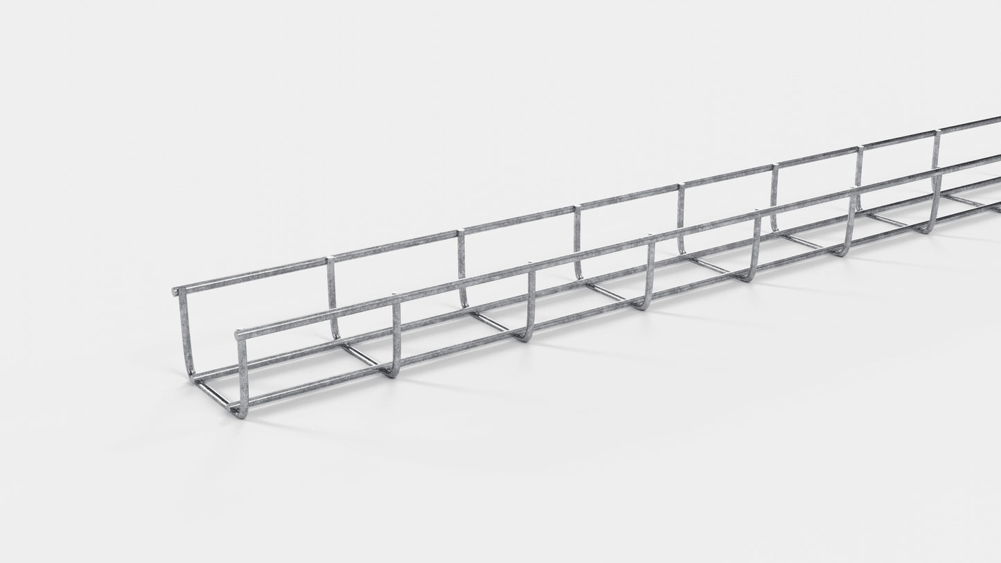 Kabelkanal Höhe 110 cm, Tiefe 5 cm, Maschenweite 5 x 10 cm