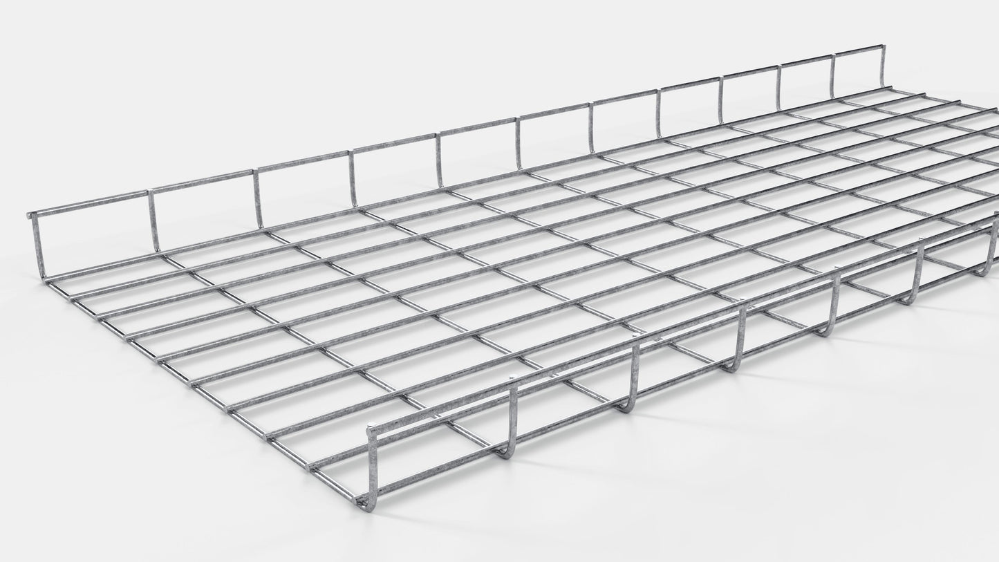Kabelkanal Höhe 110 cm, Tiefe 5 cm, Maschenweite 5 x 10 cm