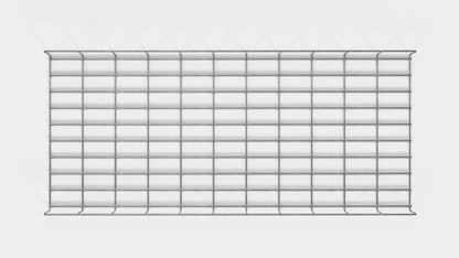 Kabelkanal Höhe 110 cm, Tiefe 5 cm, Maschenweite 5 x 10 cm