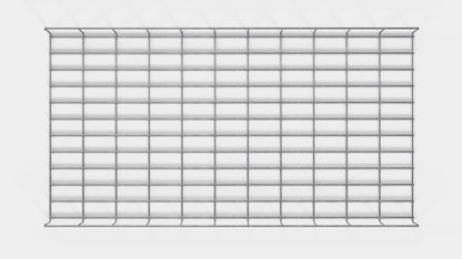 Kabelkanal Höhe 110 cm, Tiefe 5 cm, Maschenweite 5 x 10 cm