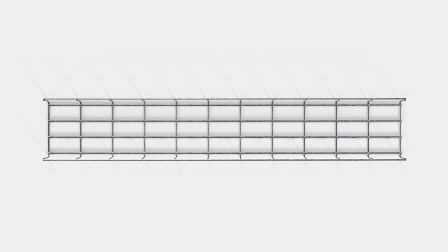 Kabelkanal Höhe 110 cm, Tiefe 5 cm, Maschenweite 5 x 10 cm