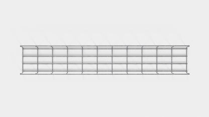 Rankgitter Höhe 110 cm, Tiefe 5 cm, Maschenweite 5 x 10 cm