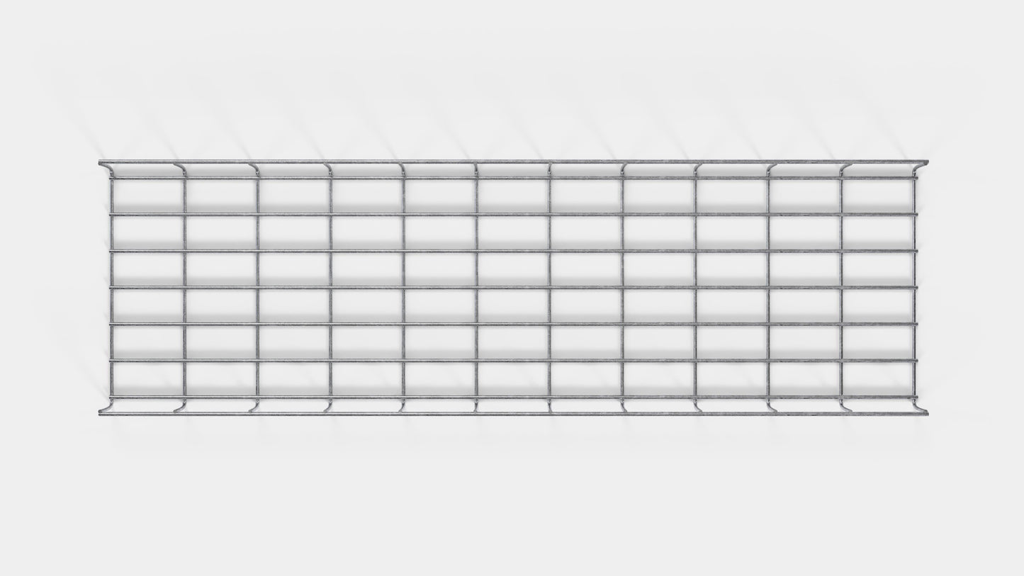 Rankgitter Höhe 110 cm, Tiefe 5 cm, Maschenweite 5 x 10 cm