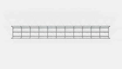 Rankgitter Höhe 110 cm, Tiefe 5 cm, Maschenweite 5 x 10 cm
