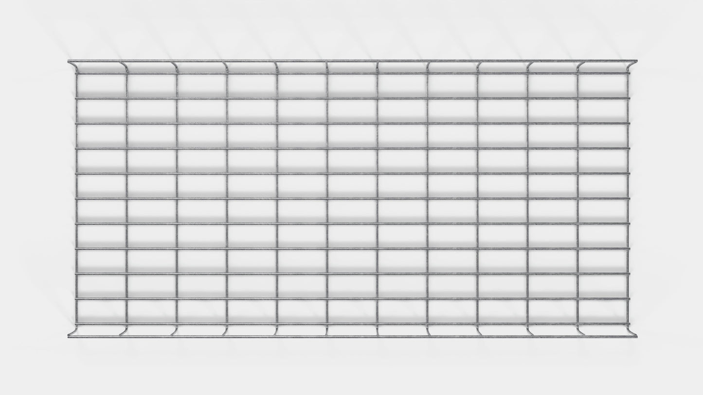 Kabelkanal Höhe 110 cm, Tiefe 5 cm, Maschenweite 5 x 10 cm