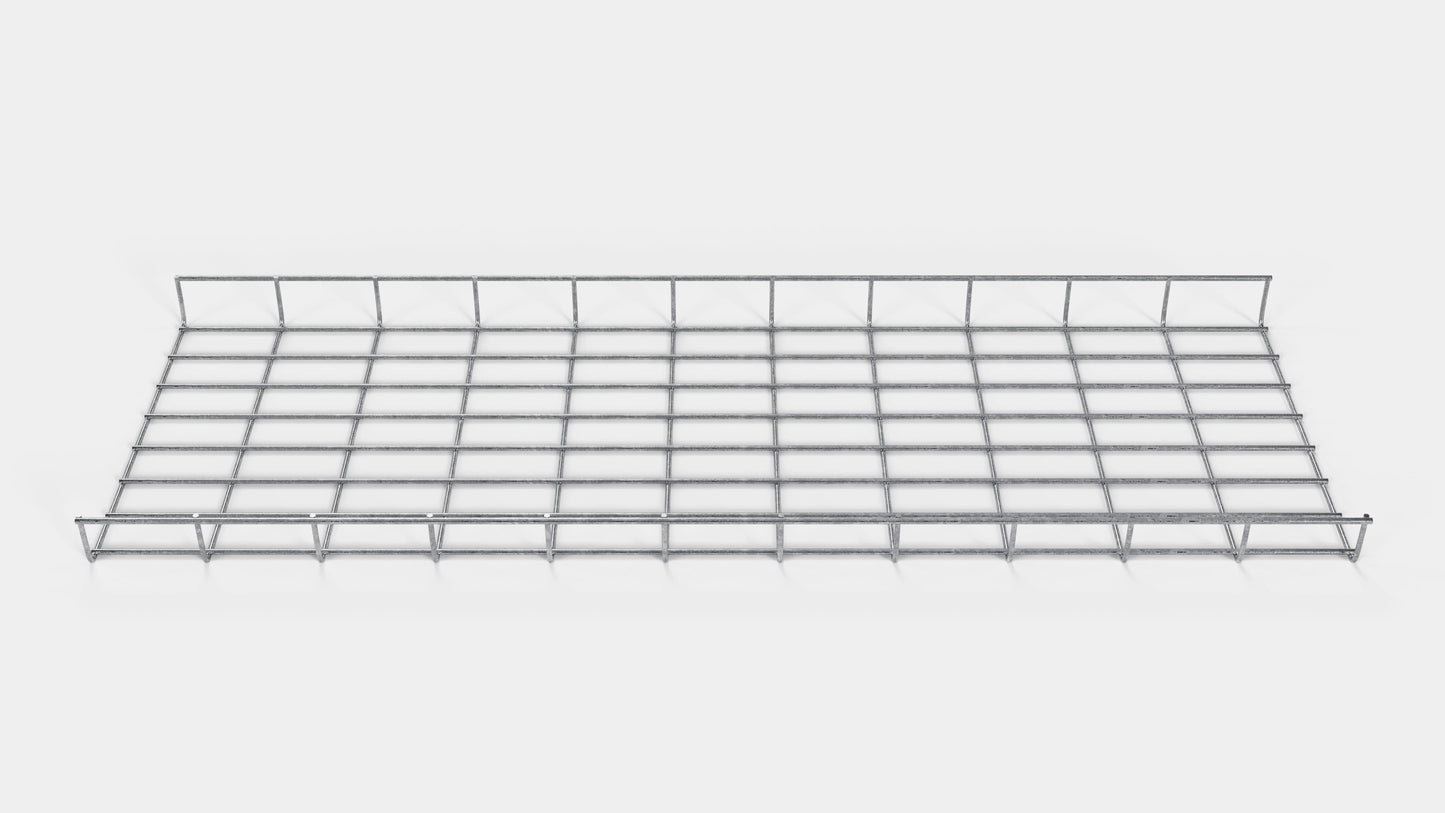 Kabelkanal Höhe 110 cm, Tiefe 5 cm, Maschenweite 5 x 10 cm