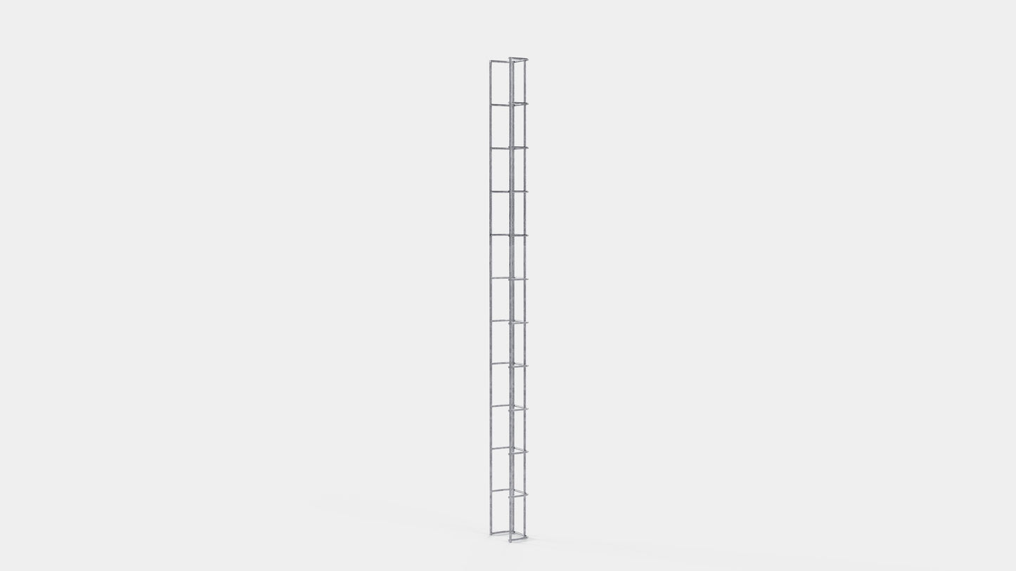 Kabelkanal Höhe 110 cm, Tiefe 5 cm, Maschenweite 5 x 10 cm