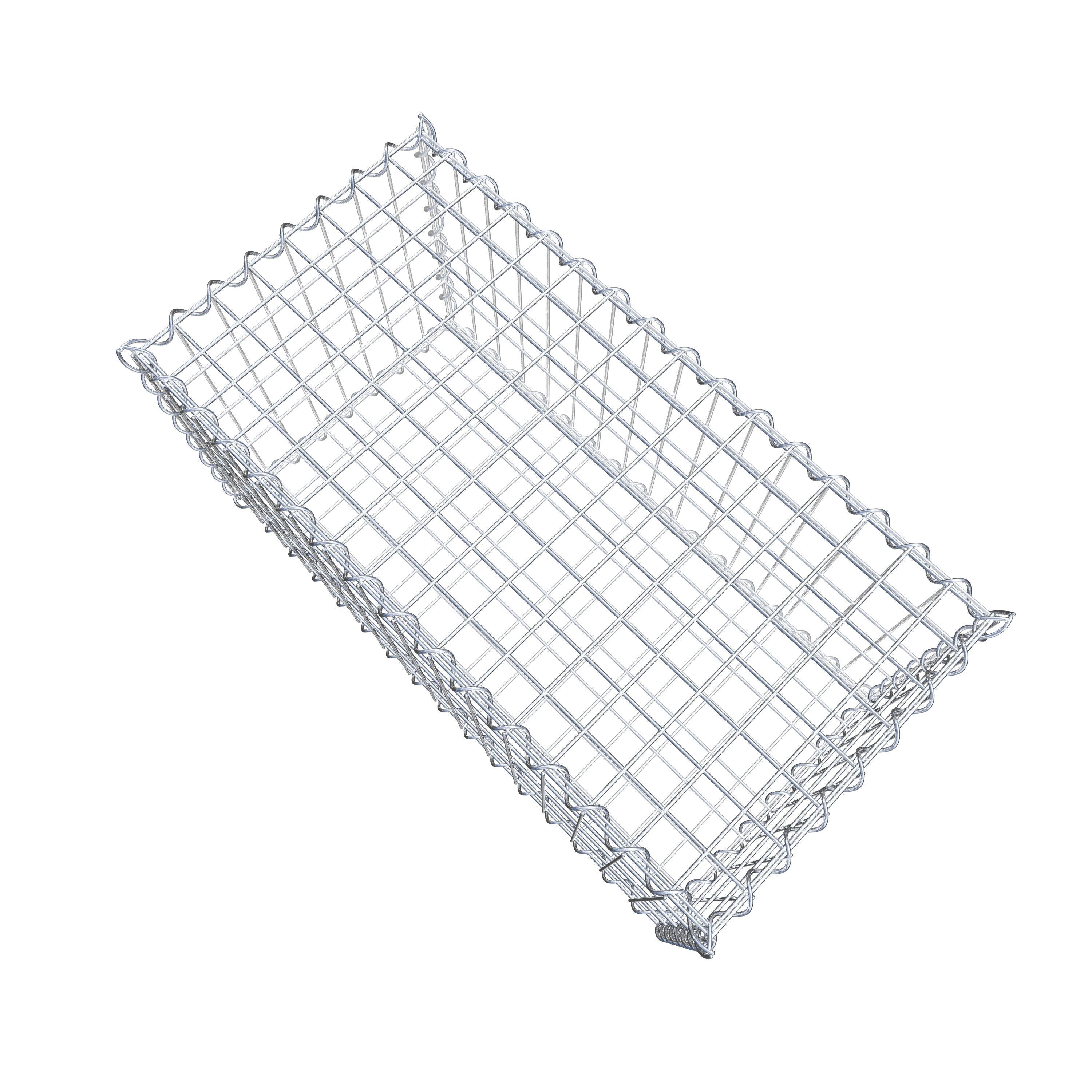 Gabion 80 cm x 40 cm x 40 cm (L x H x P), maille 5 cm x 10 cm, spirale