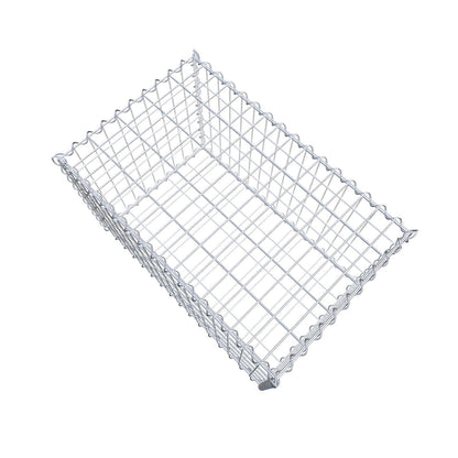 Gabion 80 cm x 50 cm x 50 cm (L x H x D), mesh size 5 cm x 10 cm, spiral