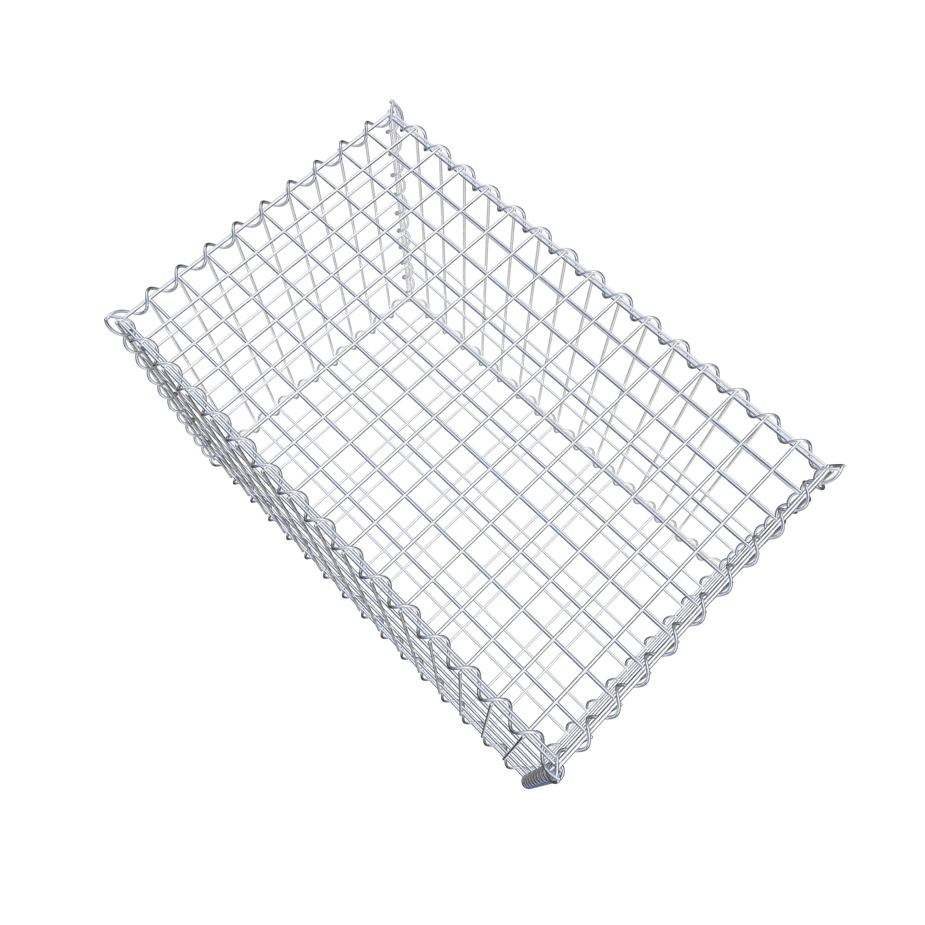 Gabion 80 cm x 50 cm x 50 cm (L x H x P), maille 5 cm x 10 cm, spirale