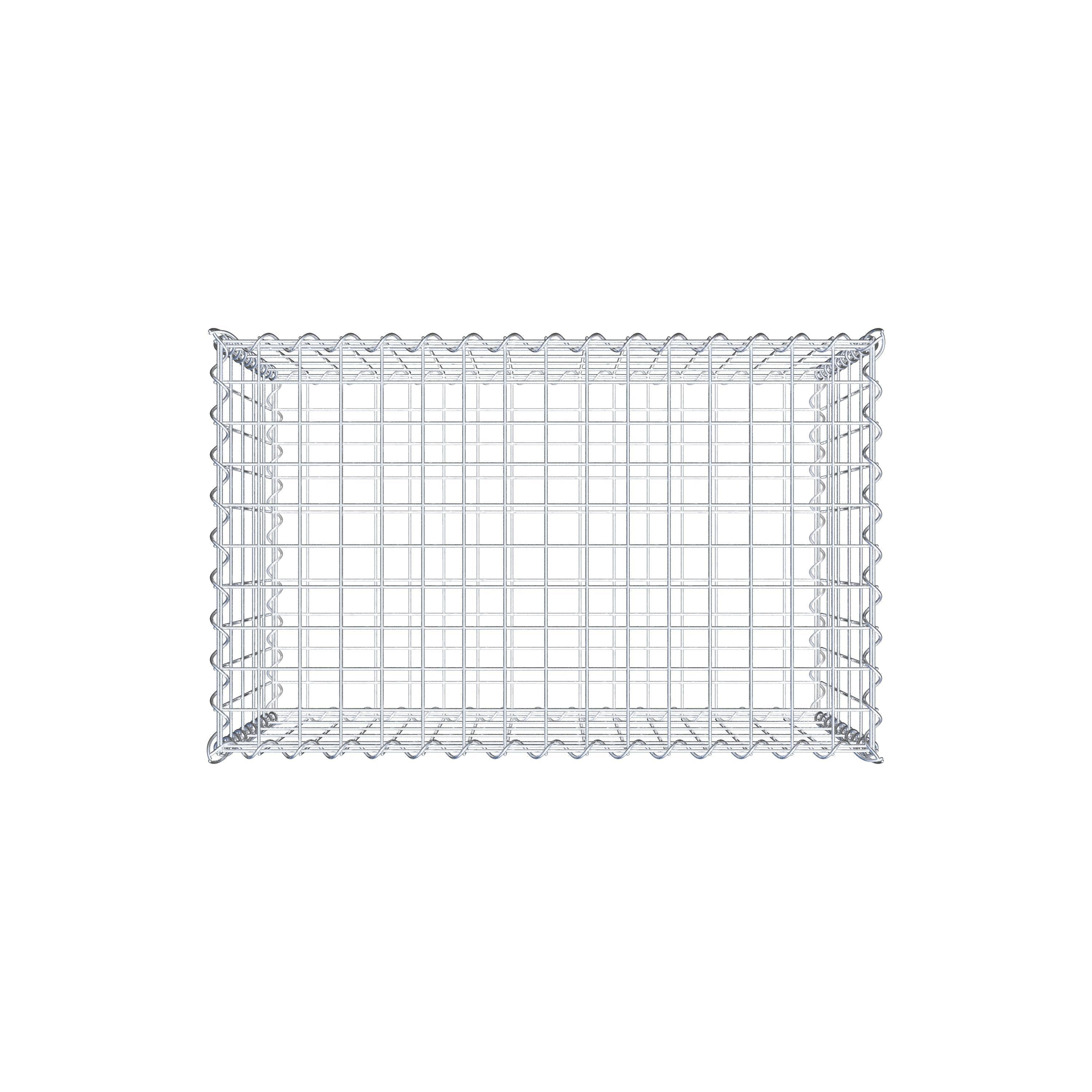 Gabion 80 cm x 50 cm x 50 cm (L x H x P), maille 5 cm x 10 cm, spirale