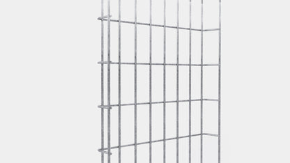 Kabelkanal Höhe 110 cm, Tiefe 5 cm, Maschenweite 5 x 10 cm