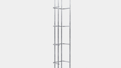 Kabelkanal Höhe 110 cm, Tiefe 5 cm, Maschenweite 5 x 10 cm