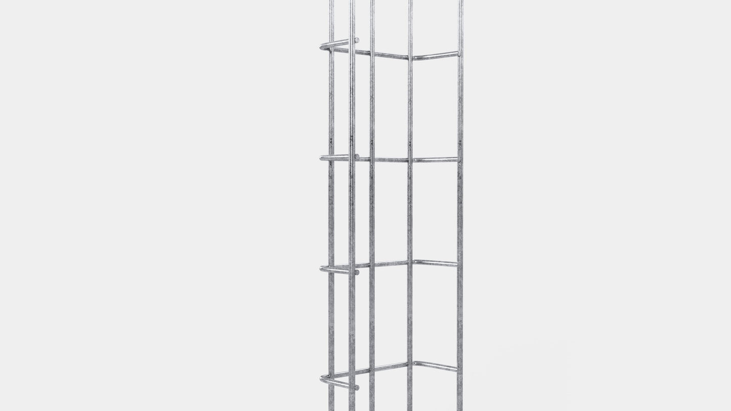 Kabelkanal Höhe 110 cm, Tiefe 5 cm, Maschenweite 5 x 10 cm