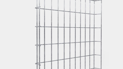 Kabelkanal Höhe 110 cm, Tiefe 5 cm, Maschenweite 5 x 10 cm